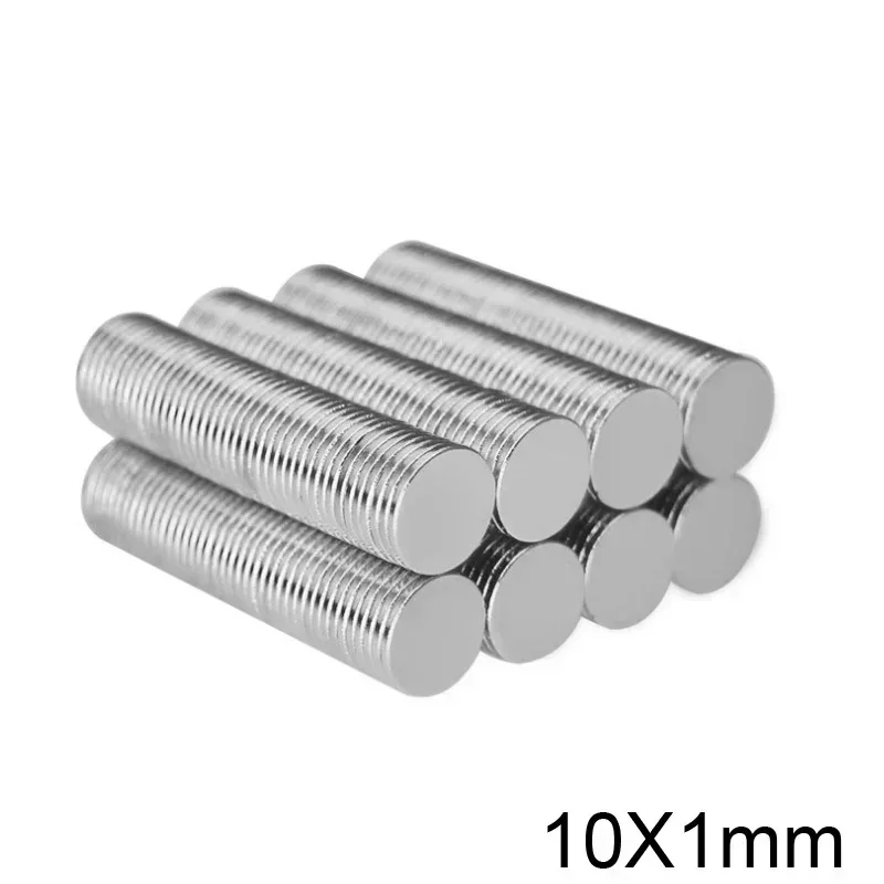 Neodymium Magnets 50~1000PCS 10x1 10x2 10x3 10x1.5 10*1 10*4 10*10 Disc Round