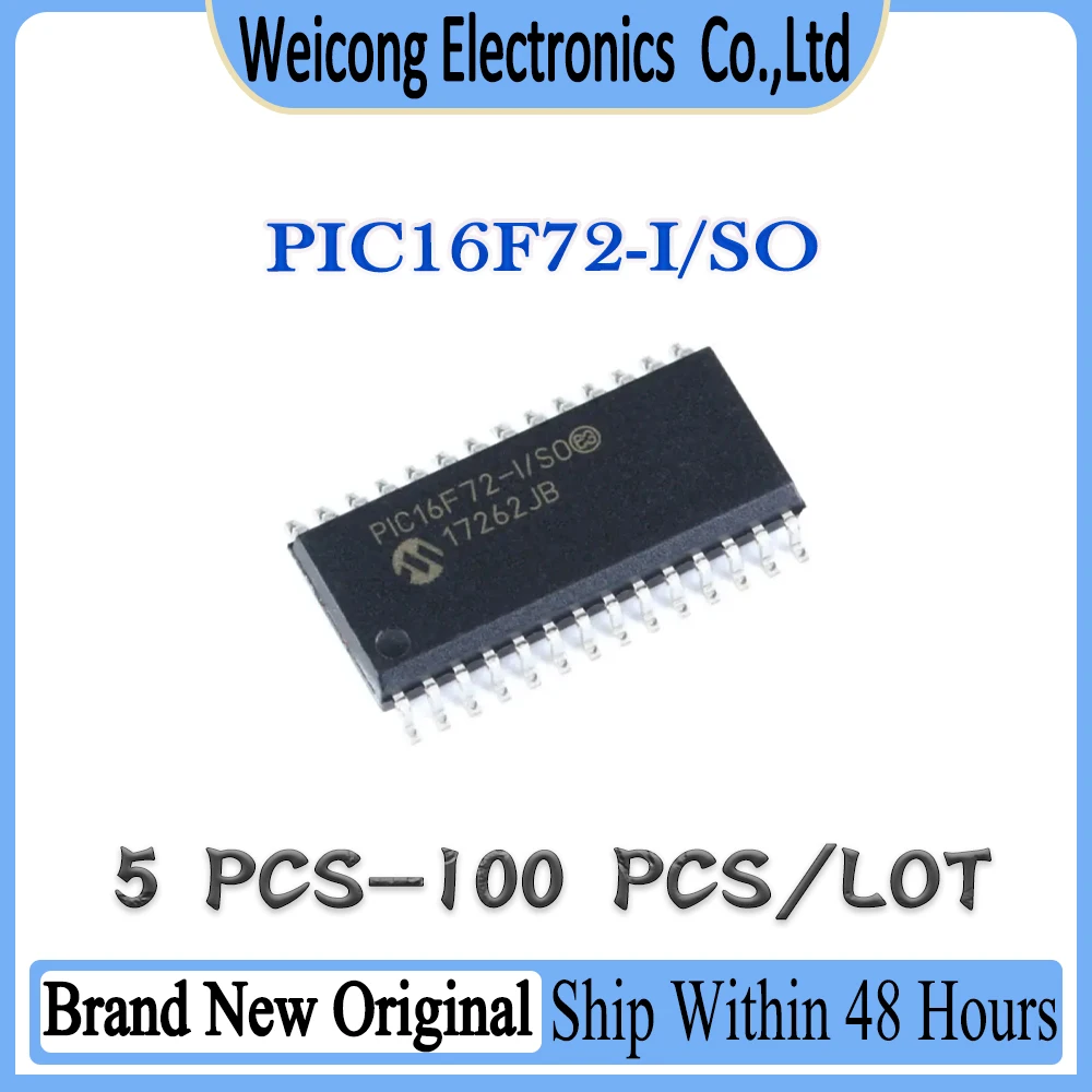 

100% Brand New Original PIC16F72-I/SO PIC16F72-I PIC16F72 PIC16F7 PIC16F PIC16 PIC1 PIC IC MCU Chip SOP-28