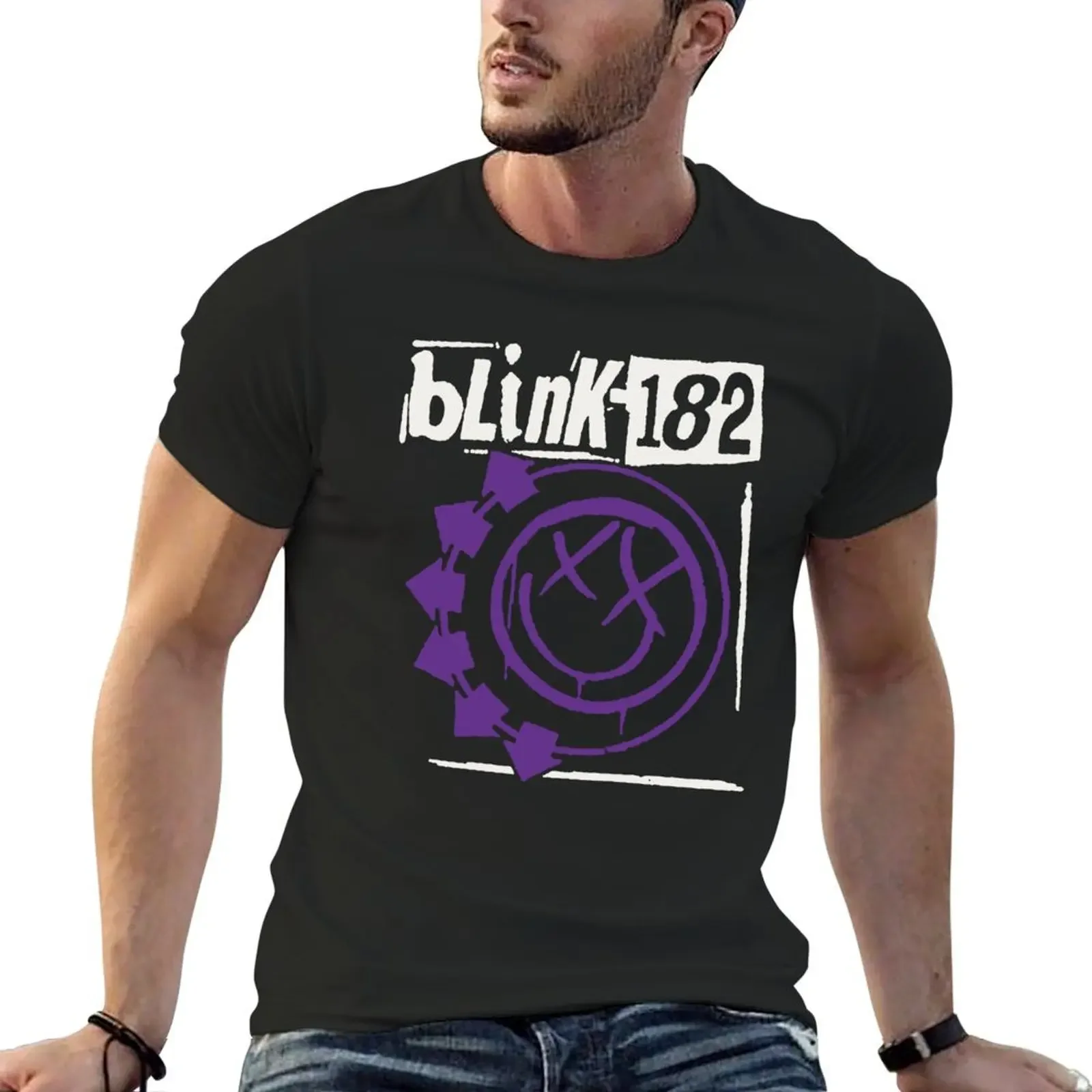 

One More Time 182-Rock T-shirt Short sleeve tee new edition funny t shirts for men