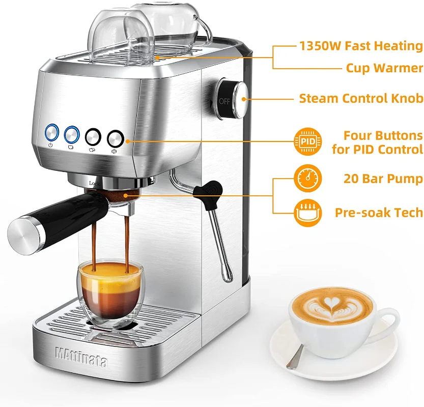  MAttinata Máquina de capuchino y máquina de café