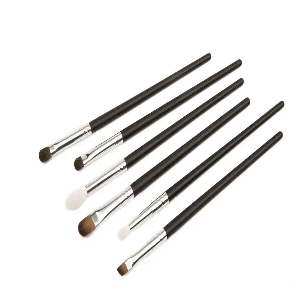 

AILANDI Pro 6 Pcs Tapered Crease Blending Goat Horse Hair Angled Eyeshadow Cosmetic Kit Eyebrow Lip Concealer Makeup Brushees