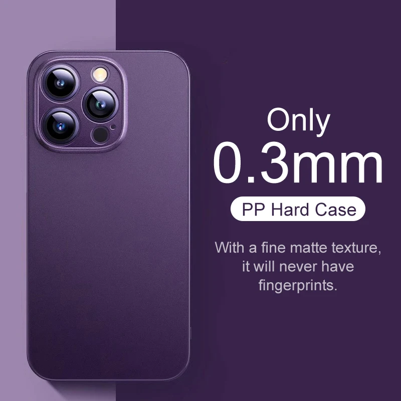 Ultra Thin Matte Translucent Frosted Case - 0.3mm Hard Protective Cover