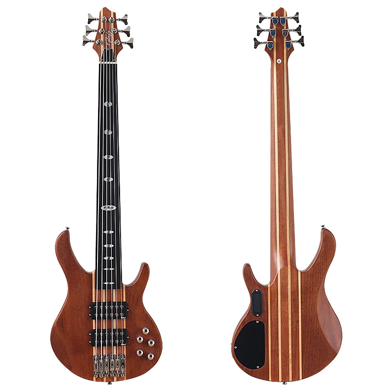 Fretless 6 String Electric Bass Guitar 5 String Active