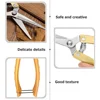 2 Pcs Stainless Steel Garden Pruning Shears Ergonomic Handles Neat Cutting Scientific Angle Rust Proof Easy 5