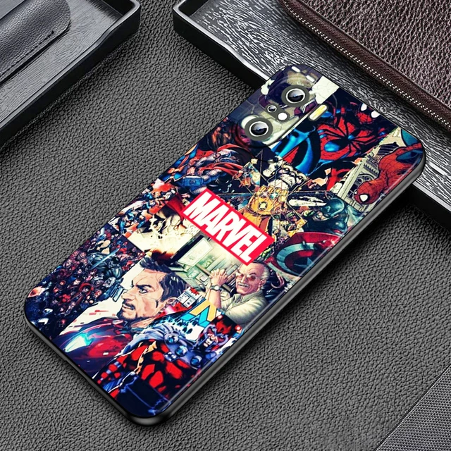 For Xiaomi Redmi 12C 4G Redmi12C 12 C Cover Marvel Avengers Case For  XiaomiRedmi12C Silicone Fundas