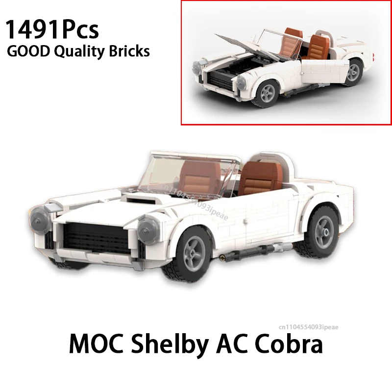 NEUER Auto-Bausatz: Kreativer Experten-Bausatz F-40 Shelby Cobra C3 GT-40 GT-R Murcielago Cruiser SUV Roadster Pickup Fahrzeug-Bausteine Spielzeug-Geschenk – Detail 10