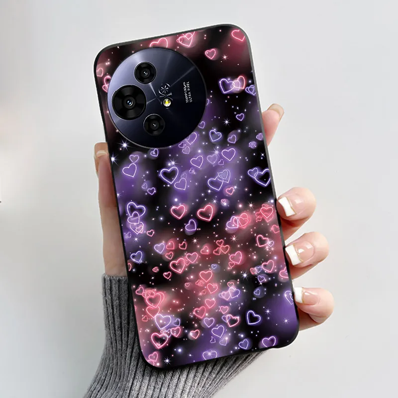 Luxury Cute Love Rabbit Black Soft Silicone Shockproof Phone Case Cover