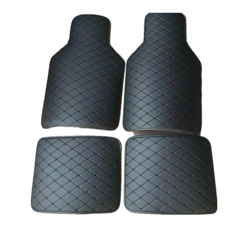 

NEW Luxury Custom Car Floor Mats For Hyundai Tucson NX4 Leather Mat Rugs Anti Dirty Pad Interior Parts Car Accessories