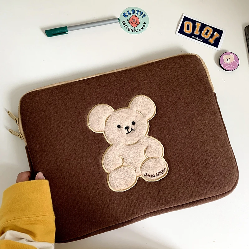 Jelly Bear Shaped iPad Mini Laptop Sleeves Covers Purses Skins Cute