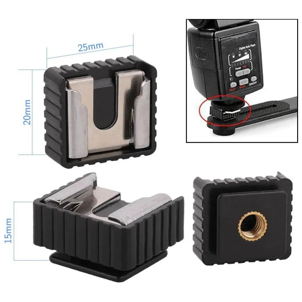 1/4&lsquo;&rsquo;3/8&lsquo;&rsquo; Male to Female Camera Screw Mount Set Converter Threaded Screws Adapter Flash Shoe Mount for Camera Tripod Monopod 1/4&lsquo;&rsquo;3/8&lsquo;&rsquo; Male to Female Camera Screw Mount Set Converter Threaded Screws Adapter Flash Shoe Mount for Camera Tripod Monopod camera screw mount screw mount adapter metal screw adapter camera mount bracket