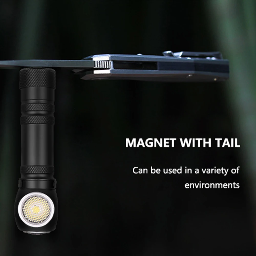 High Lumens XHP50 LED Flashlight Zoomable Flashlights Aluminium Alloy USB Rechargeable Flashlight Can be Used as a Headlamp