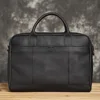 ZRCX Genuine Leather Business Men's Briefcase  Original Casual Handbag Men'S Shoulder Bag High Quality For 14 Inch Laptop Bag 3