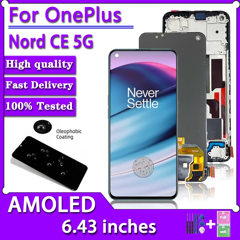 OLED Display Screen Smart Phone Screen Replacement 6.43