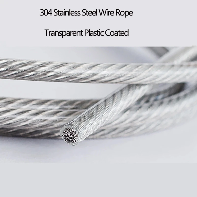Stainless Steel Wire Rope 0.3mm-10mm Diameter 2-100m Length