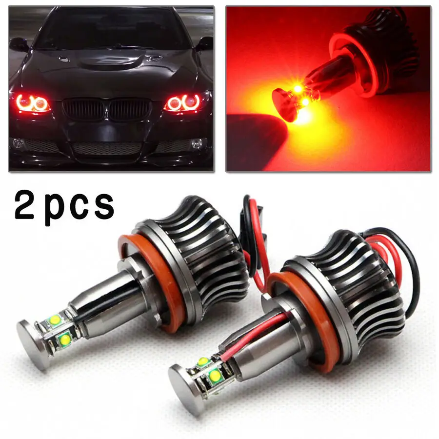 APMATAUTO Apmat 120W H8 LED Angel Eye Halo Bulb Light 6000K India