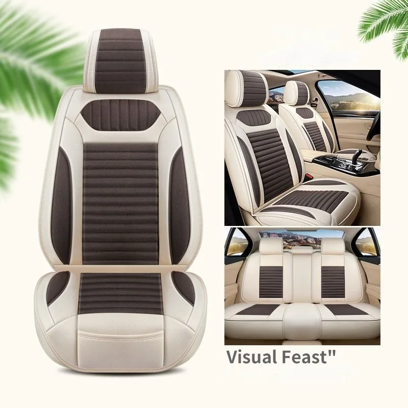 

Car Seat Cover Linen fiber For Ford All Model Focus Explorer Mondeo Fiesta Ecosport Everest Fusion Edge Tourneo Kuga Mustang