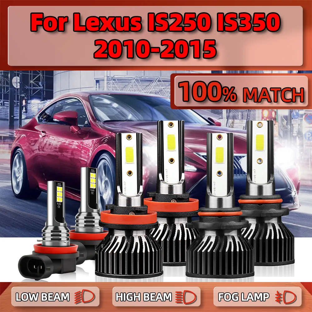 

LED Headlight Bulbs 360W 60000LM CSP Chips Auto Lights 12V Turbo Fog Lamps For Lexus IS250 IS350 2010 2011 2012 2013 2014 2015