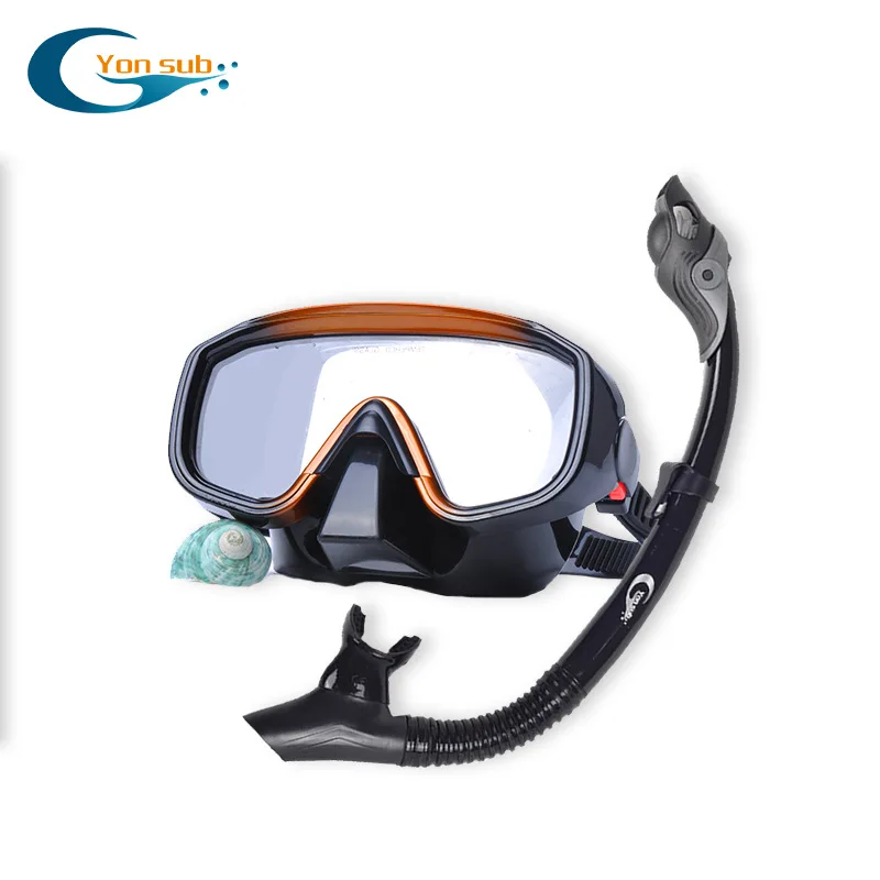 New tempered glass diving mask fully dry new equipment practical diving mask