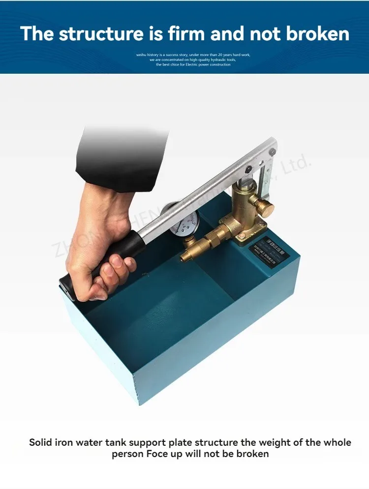 Manual Test Separately Pressurized Pipeline Pressure Pump Fitting Link Pump Head