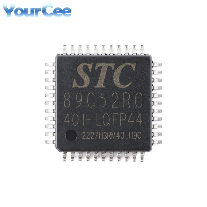 2pcs STC STC89C52RC STC89C52RC 40I LQFP 44 Program Download ...