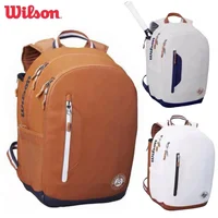Wilson Tennis Bag Holds 2 Tennis Rackets Backpack French Open Shoulder Bag Court Racket Bag Men Women Padel Sports Backpack 1