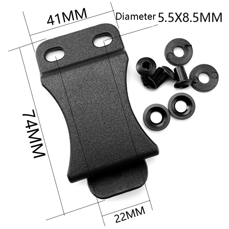 10pcs/lot Quick Clips For 1.5 Inch Belts For Kydex Belt Clip Loop With  Screw Fits Applications Tool