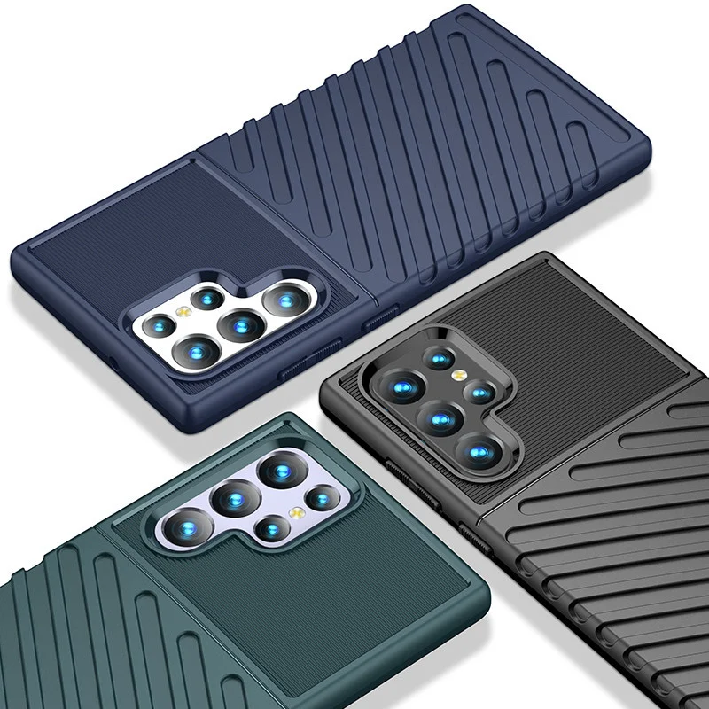 Custodia Antiurto Per Samsung Galaxy S22 Ultra Cover Per Samsung S22 Ultra Case Paraurti In Gomma Coque Per Samsung S22 S21 S20 Ultra