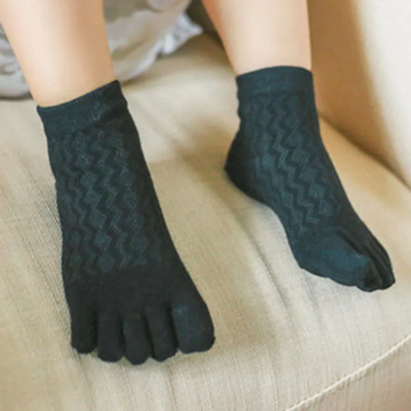 5 Pairs Toddler Baby Socks Solid Cotton Five Fingers Kids Boys Girls Mesh Breathable Toe Socks 1-3-6-10-12 Children Accessories 19 S49d067395a594d8bae20e4dc6b9b543by