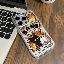 Work Explosion Transparent TPU Silicone Phone Case - Durable Soft Back Cover - Pixel 9A 5G (LYK - L302071624K1)