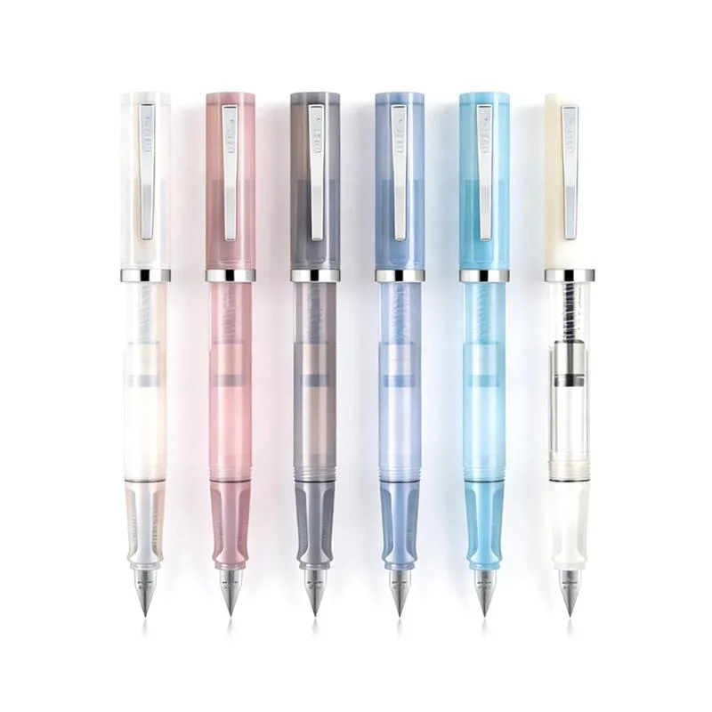 13.6cm 58D 만년필 6 색 F EF 펜촉 잉크 펜 쓰기 서예 펜 학교 사무용품 문구 PK MAJOHN HONGDIAN