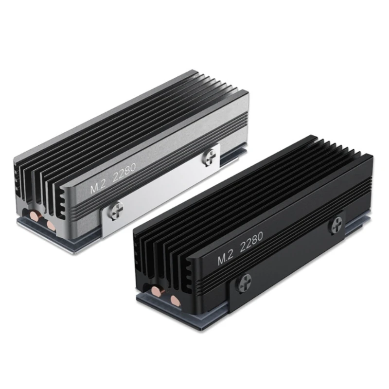 

831D Advanced Metal M.2 2280 SSD Heatsink Heat Pipe Cooler Prevent Overheating
