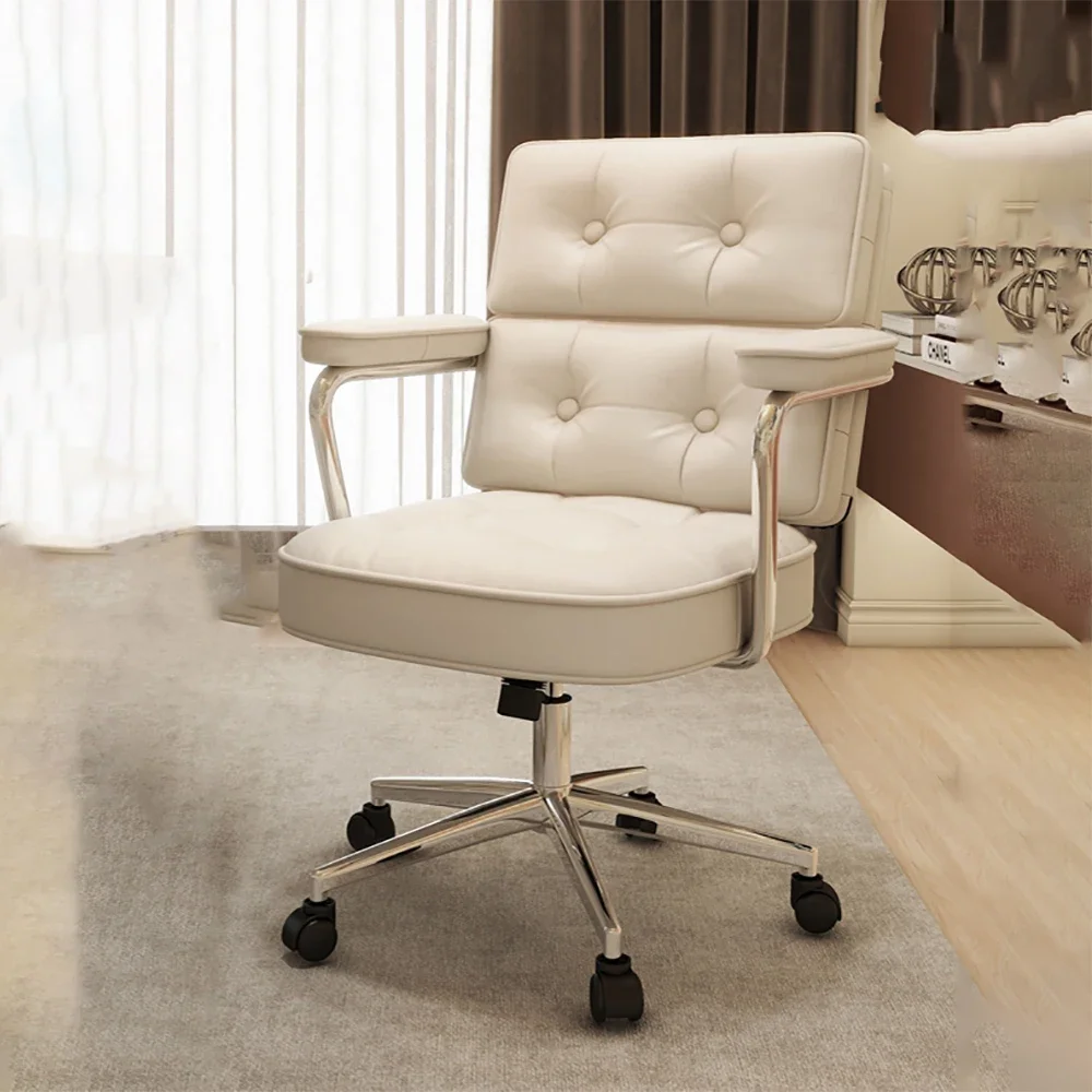 Mobile Trendy Office Chair Swivel Nordic Simple Modern Game Chair Personalized Portable Chaise De Bureaux Office Furniture 4