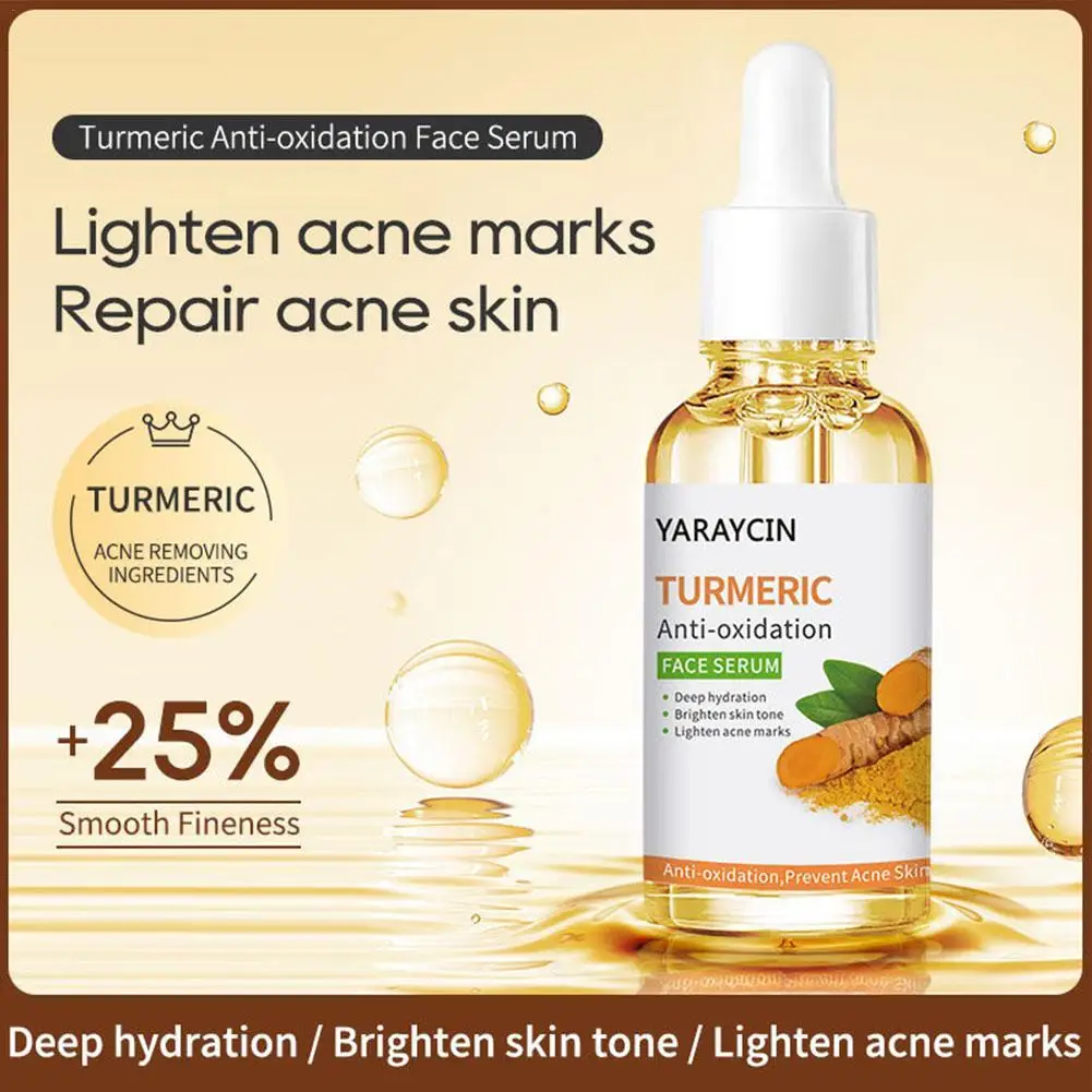 

Turmeric Whitening Freckles Serum Remove Dark Spots Melasma Brighten Lighten Improve Dull Anti-aging Face Skin Care