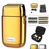 Kemei TX1 Full Metal Electric Shaver for Men Hair Beard Double Foiled Electric Razor Bald Head Finishing Shaving Machine 1