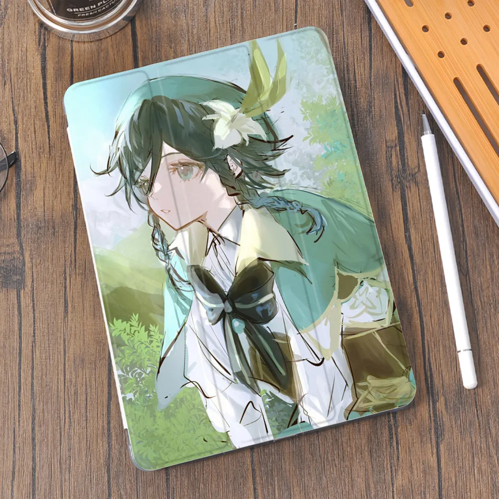 

Anime for iPad Mini 6 Pro 11 12.9 10.5 Fundas Pencil Holder Coque iPad Air 4 5 10.2 9th Generation 2021 8th 7th 9.7 6th 5th Case