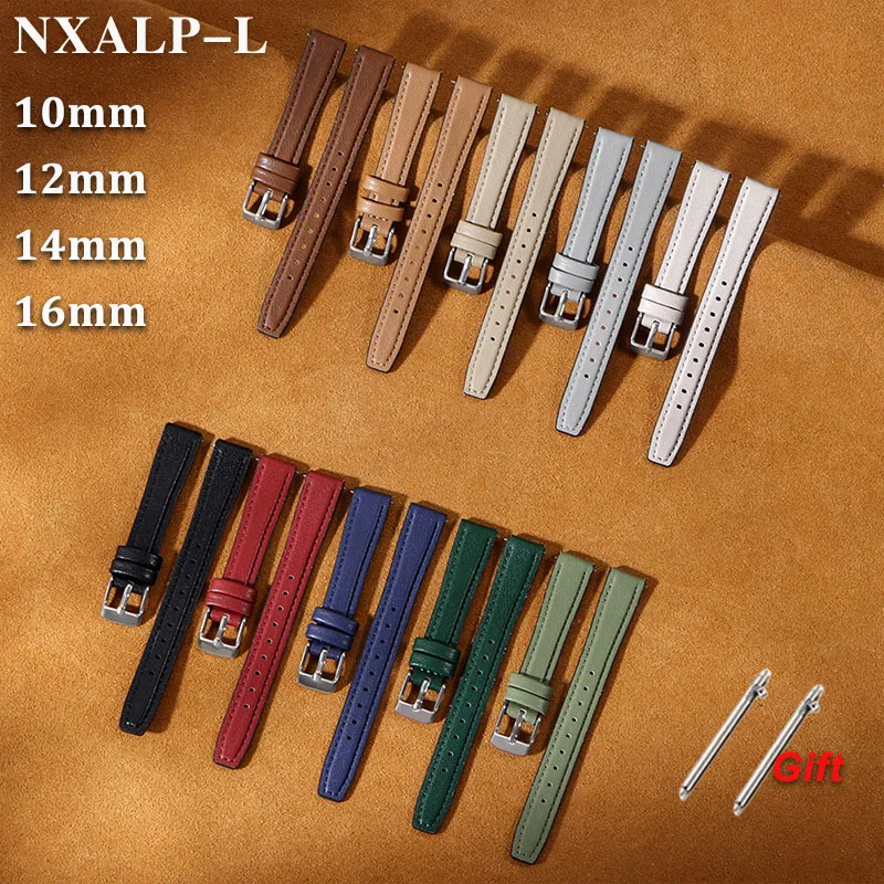 Elegant Silicone Leather Small Wristband - Women's Universal Watch Strap Accessory