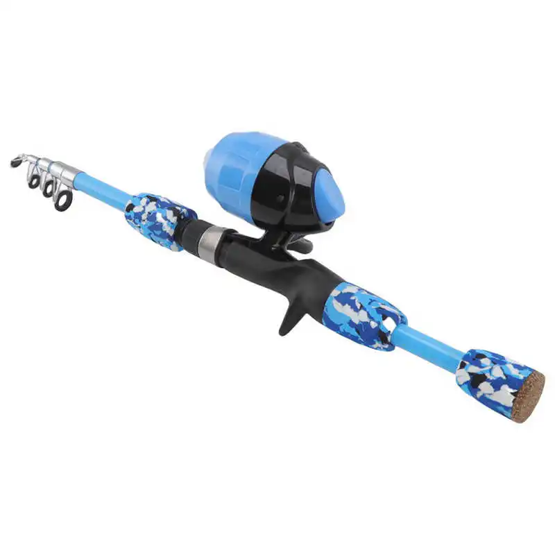 Kids Fishing Pole Set Kids Fishing Rod Reel Combo Retractable with