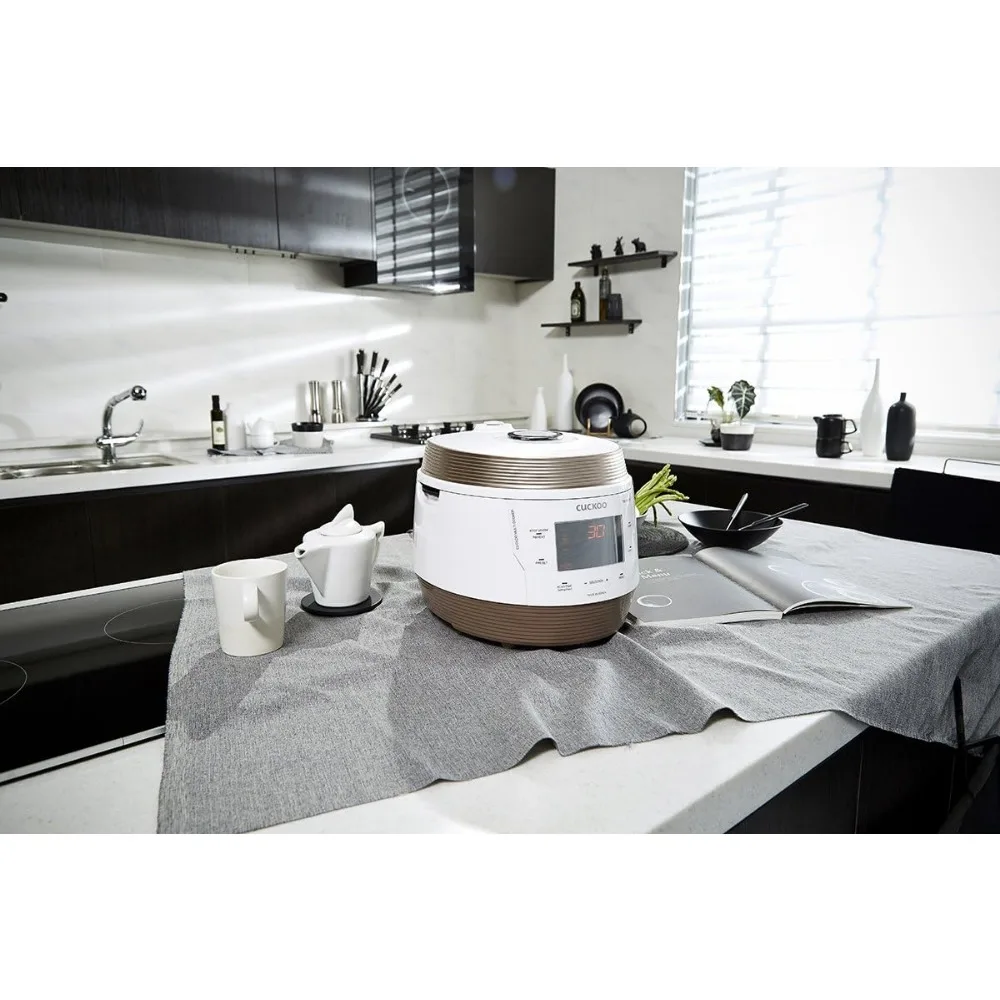 5QT Cuckoo Electric Pressure Cooker with 10 Menu Options and Stainless Steel Pot Electric Pressure Cooker