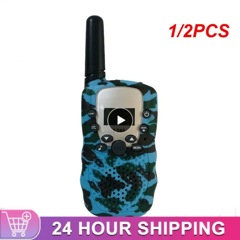 

1/2PCS New Kids Walkie Talkie Celular Handheld Transceiver Highlight Phone Radio Interphone 3KM Mini Talkie Walkie Toys Gifts