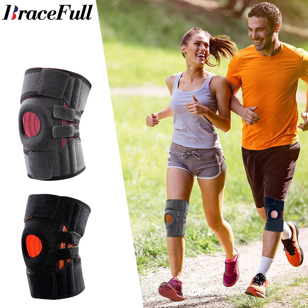 

1Pcs Adjustable Compression Knee Patellar Tendon Support Brace for Men Women - Arthritis Pain, Injury Recovery, Running, Workout