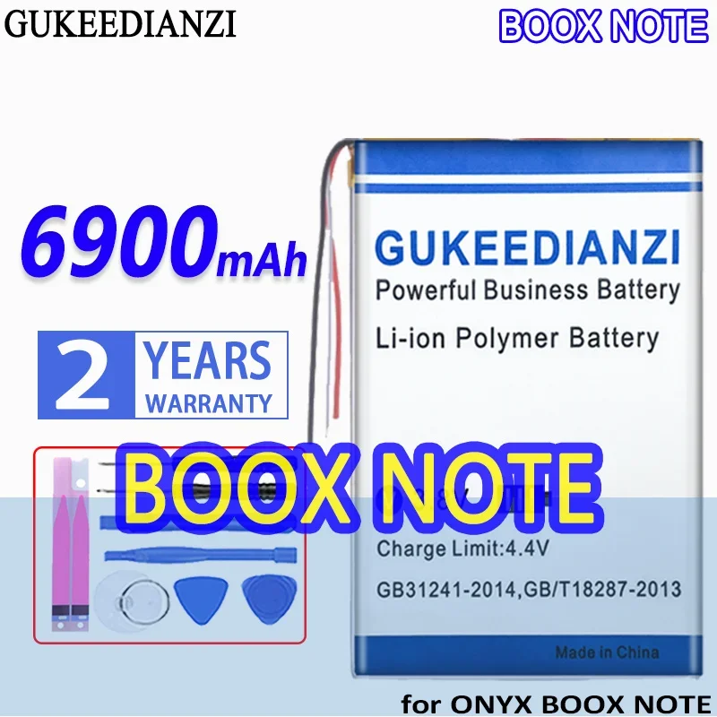 

High Capacity GUKEEDIANZI Battery 2588153 budaitou 3line 6900mAh for ONYX BOOX NOTE Pro/Plus