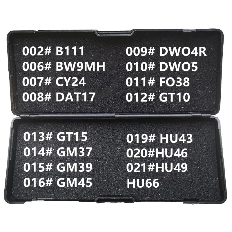 

Слесарные инструменты LiShi 2 в 1, B111, BW9MH, CY24, DAT17, двух, gt5, GT10, GT15, GM37, GM39, GM45, HU43, FO38, HU66, 2 в 1, для всех типов