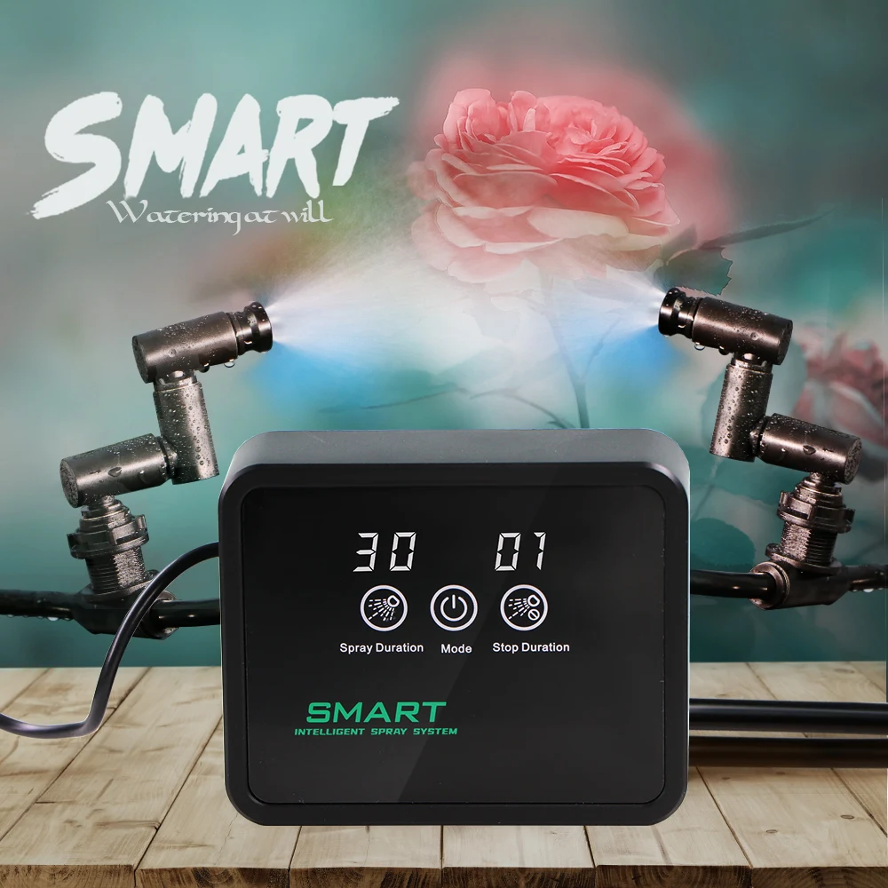 Description Picture 3 of itemIndoor Garden Electronic Humidifier Timer Water Irrigation System Reptile Automatic Terrarium Fogger Kits Mist Rainforest Spray