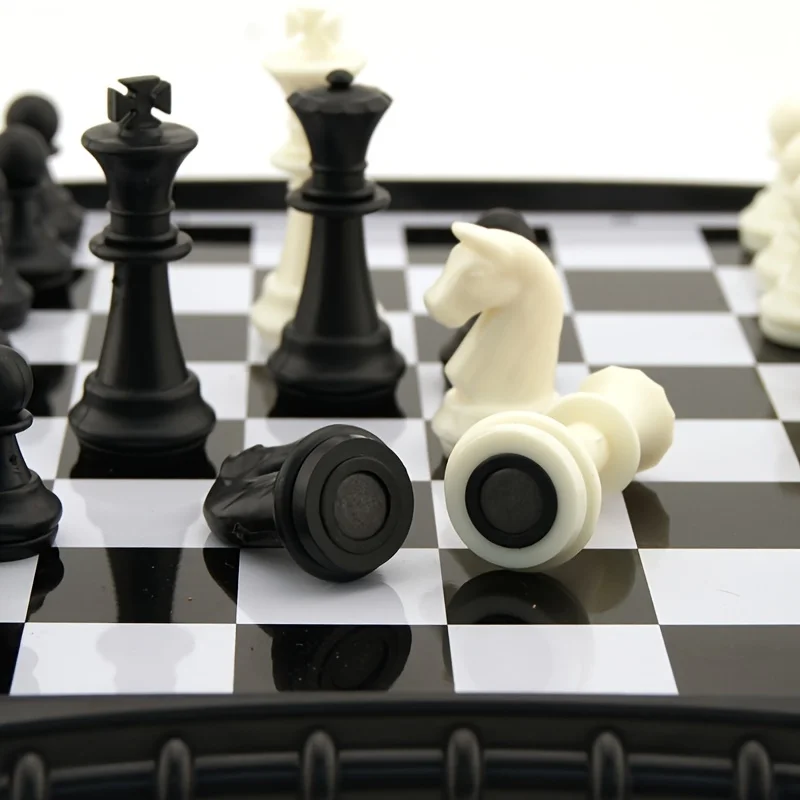6.7 Inch Foldable Storage Box Magnetic Suction Standard Version Of Chess For Adults And Children Tabletop Game 4