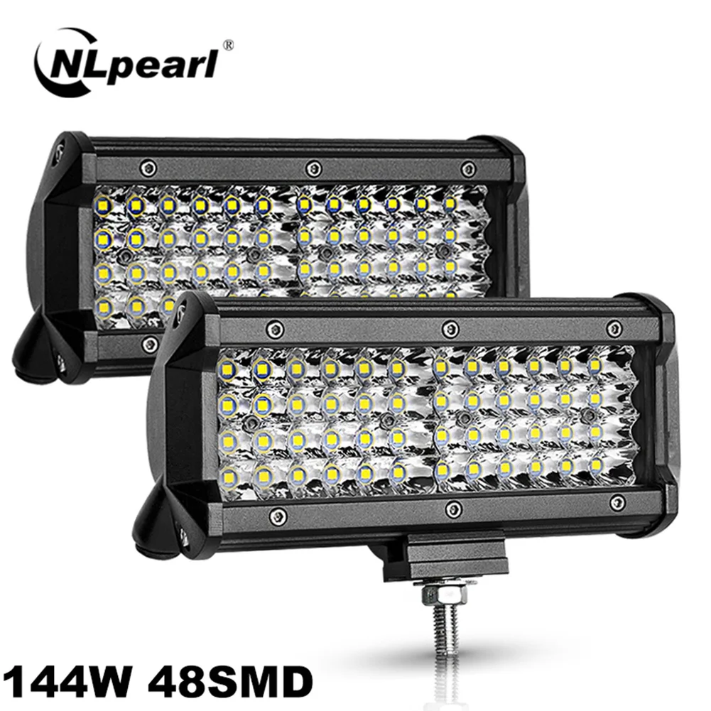 Светодиодсветильник фара для бездорожья NLpearl 12 В 24 автомобилей грузовиков лодок