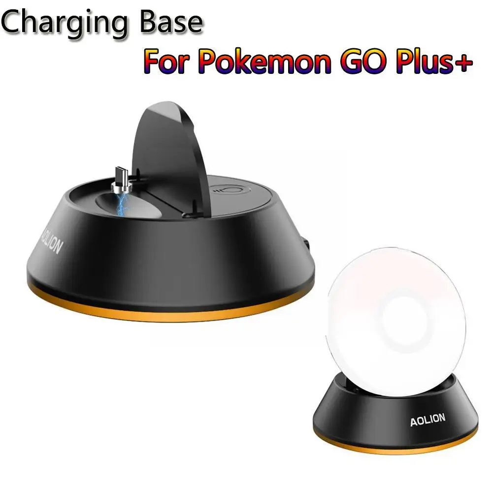 Per Pokemon Go Plus + Base Di Ricarica Magnetica Supporto Per Dock Staffa Per Rack Accessori Di Gioco Convenienti Creativi Per Poke Go Plus T9E7