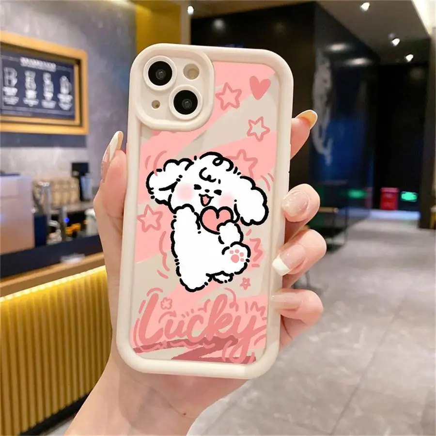 thumbnail image 1 of Funda protectora de silicona a prueba de golpes para iPhone, carcasa de teléfono con dibujos animados para Apple iPhone 11, 15 Pro Max, 14 Plus, 13, 12, 16, 1 of 5