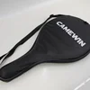 Black Beach Tennis Racket Bag Plate Tennis Racket Bag Oxford Cloth Shoulder Racket Bag Logo Print Straddle Bag