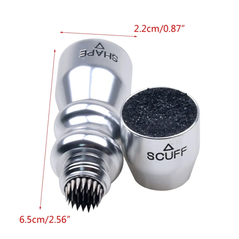3 in 1 Cue Tip Shaper Billiard Snooker Pool Cue Tip Shaper Snooker Tips Multifunction Tool Scuffer Aerator Tapper B billiard cue tip