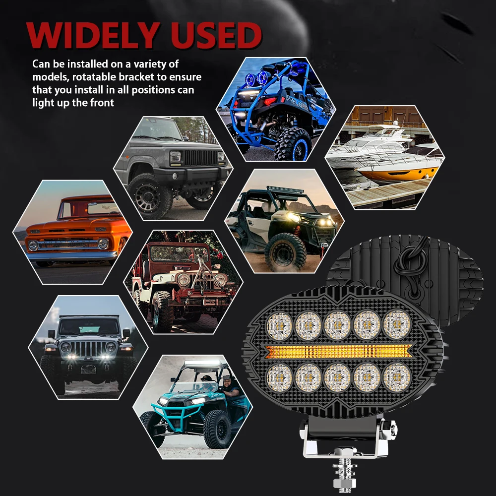 5.5Inch Work Fog Light LED Headlight Light Auto Fog Light Led Light Bar for Moto
